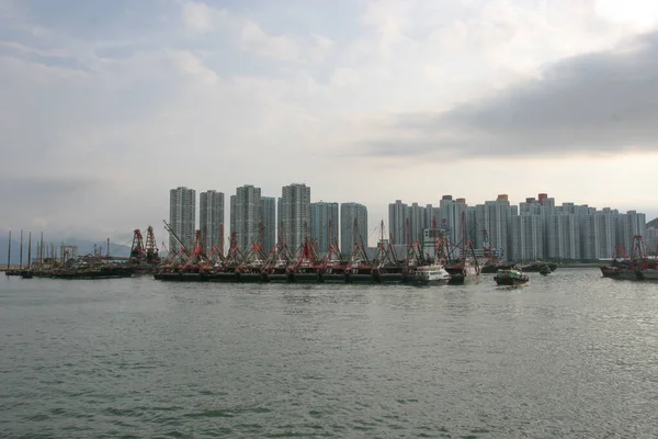 Junho 2005 Tuen Mun Typhoon Shelter Hong Kon — Fotografia de Stock