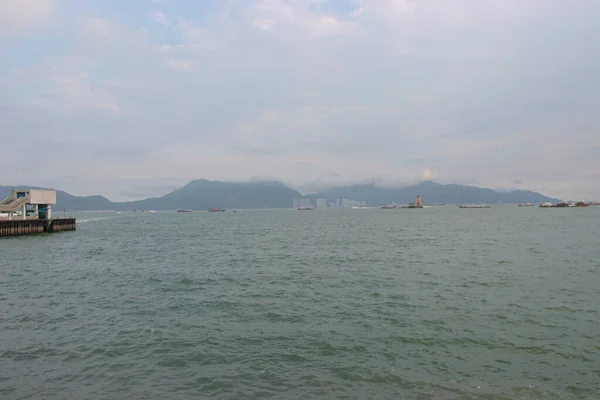 Juni 2005 Färjeterminal Tuen Mun Piren Nya Territorier Hongkong — Stockfoto