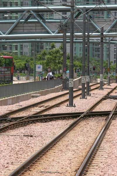 June 2005 Light Rail System Transportation Hong Kong — Φωτογραφία Αρχείου