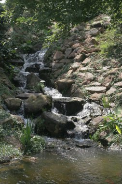 11 Haziran 2005. Yuen Long Park 'taki küçük şelale.