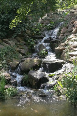 11 Haziran 2005. Yuen Long Park 'taki küçük şelale.