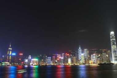 21 Ekim 2005 Kowloon merkezinin panoramik görüntüsü.