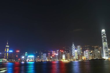 21 Ekim 2005 Kowloon merkezinin panoramik görüntüsü.