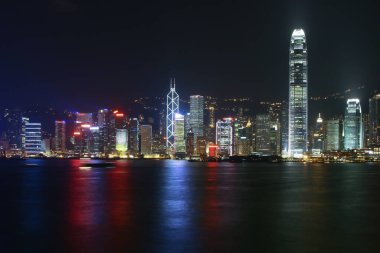 21 Ekim 2005 Kowloon merkezinin panoramik görüntüsü.