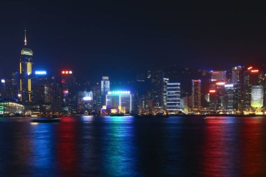 21 Ekim 2005 Kowloon merkezinin panoramik görüntüsü.
