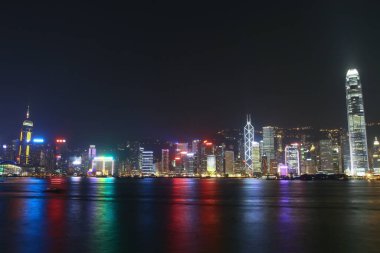 21 Ekim 2005 Kowloon merkezinin panoramik görüntüsü.
