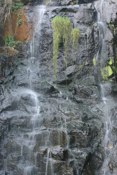 Schöner Wasserfall Auf Dem Gipfel Hong Kong — Stockfoto