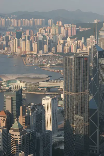 July 2005 View Hong Kong Skyline Peak — Stock Photo, Image