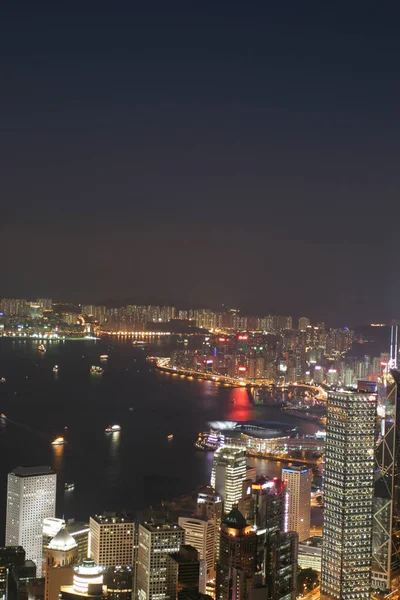 July 2005 High Angle View Night Lugard Road Lookout Victoria — Stock Photo, Image