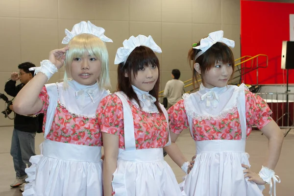 Şubat 2006 Japonya Cosplay Festivali Karakterleri — Stok fotoğraf