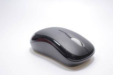 Bir bilgisayar faresi. Beyaz arka planda