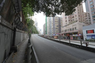 2 April 2021 the flyover at Tsing Fung Street; King's Road, hk