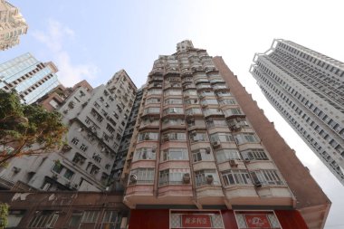 2 Nisan 2021 Tin Hau, Hk 'de bir bina.