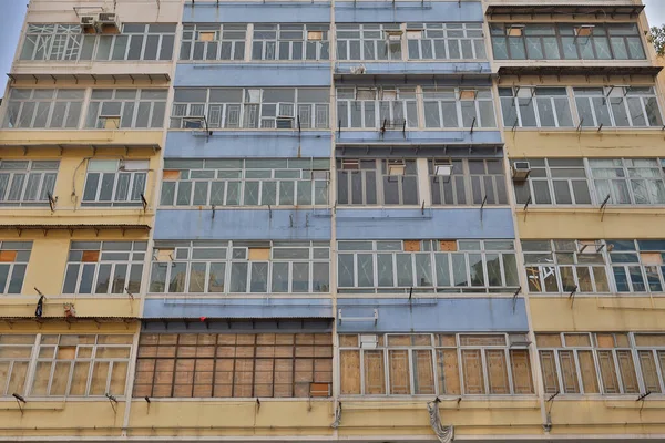 Março 2021 Velho Apartamento Sob Renovação Urbana Ala Kwong Rua — Fotografia de Stock