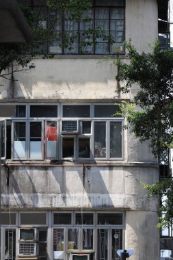 23 April 2021  Alhambra Building, the Tong lau old house, hk