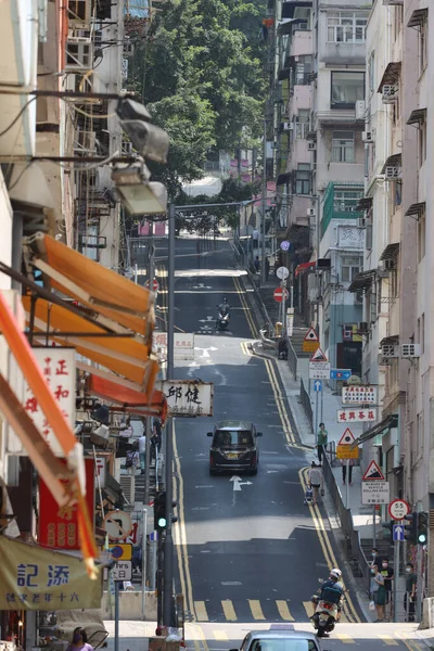 April 2021 Incline Eastern Street Sai Ying Pun — Stock Photo, Image