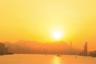 Victoria Zirvesi Limanı ve Gün batımı, 27 Aralık 2020