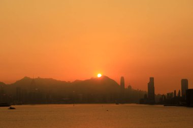 Victoria Zirvesi Limanı ve Gün batımı, 27 Aralık 2020