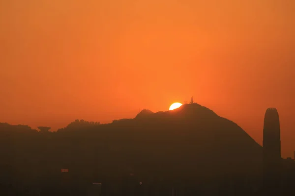 Szczyt Victorii Portem Zachodem Słońca Górach Dec 2020 — Zdjęcie stockowe