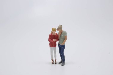 a mini of figure of lover on boar