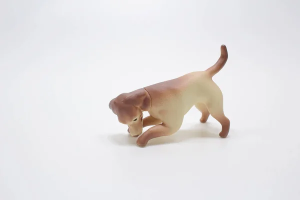 Uma Mini Figura Animal Puxe Postura — Fotografia de Stock