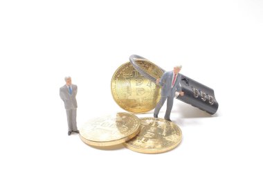 meeting of deal the bitcoin coin,  the v theme