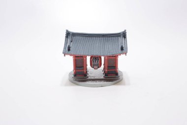 the scale of model  Senso ji, main gate withe Japanese lantern