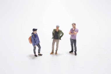 the mini of figure on social meeting