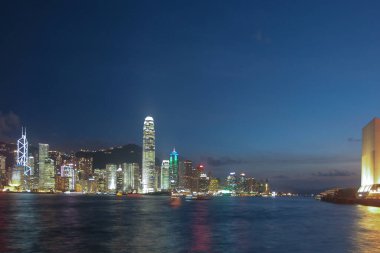 14 July 2005 the hk Cultural Centre and Victoria Harbour, hong kong