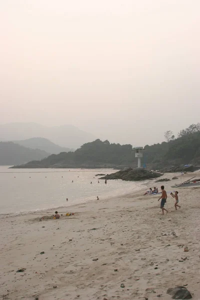 ลาคม 2006 ชายหาดไทร องกง — ภาพถ่ายสต็อก