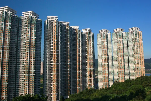 High Rise Condominiums Residential Building Tiu Keng Leng Dist — Foto Stock