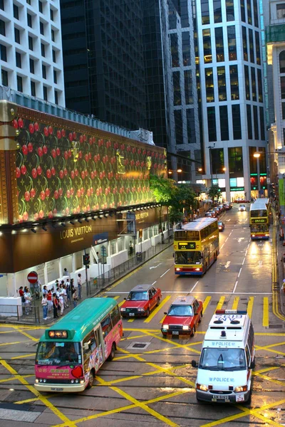 July 2005 Street Hong Kong Central District Hong Kong Island — Stock Photo, Image