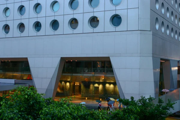 Biuro Centrum Hongkong Lipca 2005 — Zdjęcie stockowe