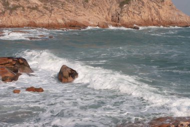 Deniz ve dağ manzarası, Shek O, Hong Kong
