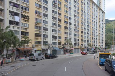 14 Mayıs 2021, Hong Kong. Wah Fu Malikanesi halka açık bir konuttur.