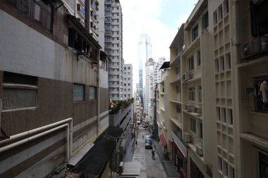 14 Mayıs 2021 Sheung Wan 'ın orta seviyesi, merkez, hk