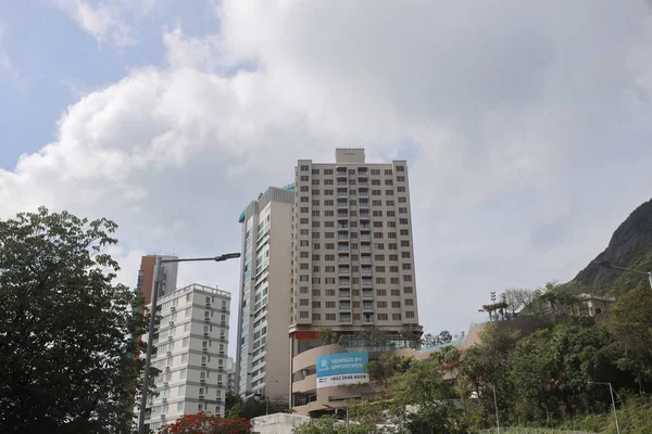 Května 2021 Pouliční Krajina Silnici Pok Lam Hong Kong — Stock fotografie