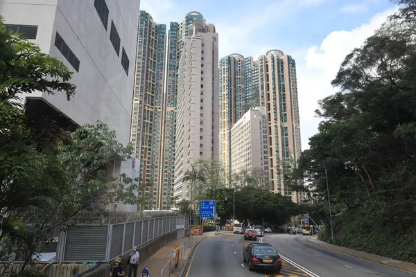 Mai 2021 Paysage Rue Route Pok Lam Hong Kong — Photo