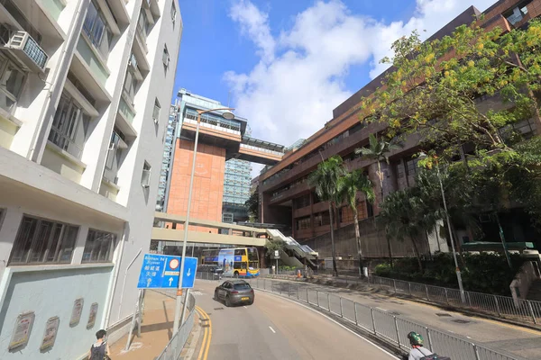 Mai 2021 Das Straßenbild Der Straße Pok Lam Hongkong — Stockfoto