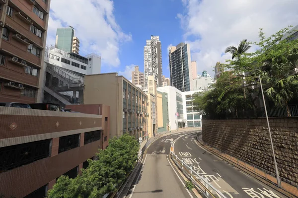 Μαΐου 2021 Τοπίο Του Δρόμου Pok Lam Hong Kong — Φωτογραφία Αρχείου