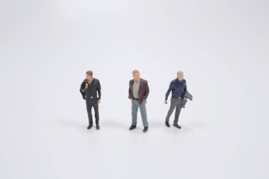 Küçük İşadamı Figürü, İş Stratejisi Konseptinde Takım Çalışması