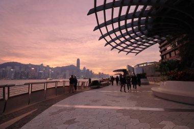 21 Aralık 2020, Victoria Sahili, Yıldızlar Bulvarı manzarası