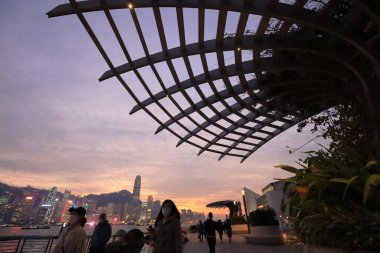 21 Aralık 2020, Victoria Sahili, Yıldızlar Bulvarı manzarası