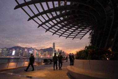 21 Aralık 2020, Victoria Sahili, Yıldızlar Bulvarı manzarası