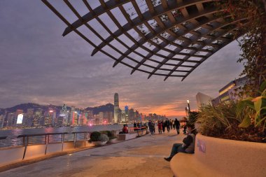 21 Aralık 2020, Victoria Sahili, Yıldızlar Bulvarı manzarası