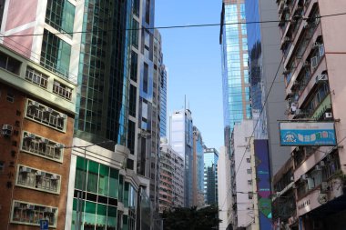 15 Mayıs 2021, Wan Chai 'deki konut ve ofis birimi.