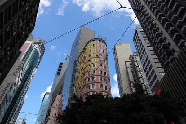 May 2021 Old Residential Building Johnston Road Wan Chai Road — Stock Photo, Image