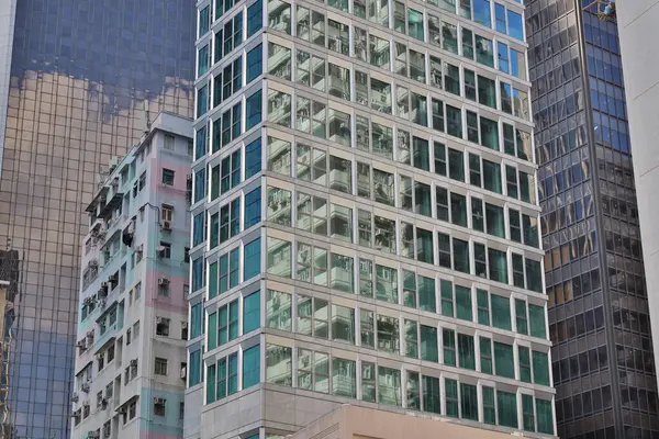 2021年5月15日香港のワンチャイにあるモダンなオフィスビル — ストック写真