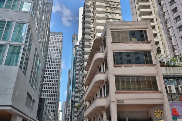 Mei 2021 Het Stadsgezicht Van Tonnochy Road Wan Chai — Stockfoto