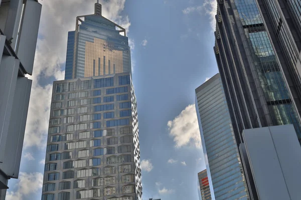 Maio 2021 Moderno Edifício Escritórios Wan Chai — Fotografia de Stock